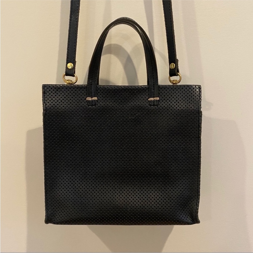 Sending Final Drop Offer at $60.00 to Likers - Clare V Black Tote Bag Perforated
